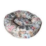 Caminha Puff mod Fofão 0042 P na cor Bege Estampas