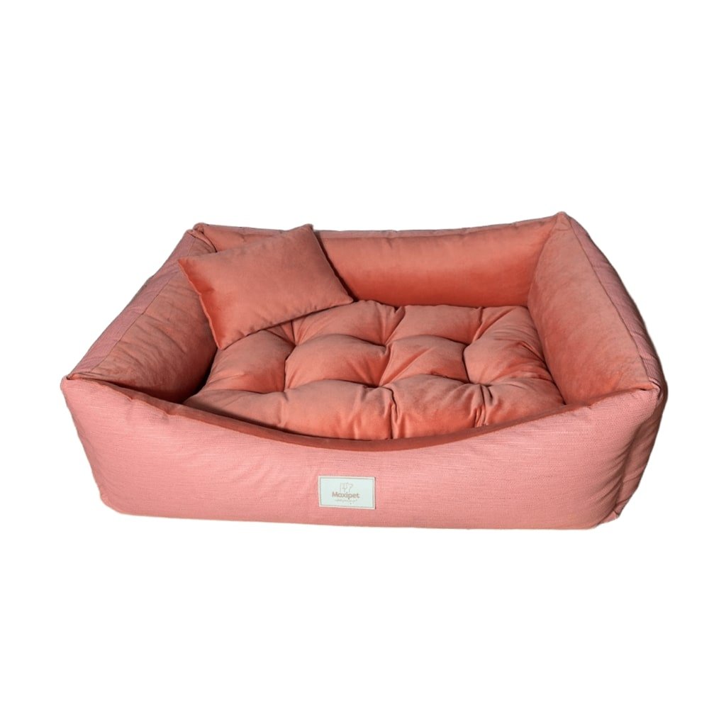 15394412263-2f86283fcc136a2c5c467140796df614.jpg Caminha Pet para Cachorro Gato mod retangular 1009 GG em veludo Laranja - Imagem 1