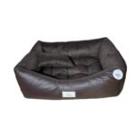 Caminha Pet para Cachorro Gato mod retangular 1009 M em Veludo Marrom