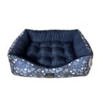 Caminha Pet para Cachorro Gato mod retangular 1008 M cor Cinza Quadrados