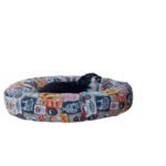 Caminha Puff para Pet Cachorro Gato Mod Fofão 0042 XG Bege Vintage