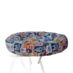 Caminha Puff para Pet Cachorro Gato Mod Fofão 0042 XG Bege Vintage - Imagem 2