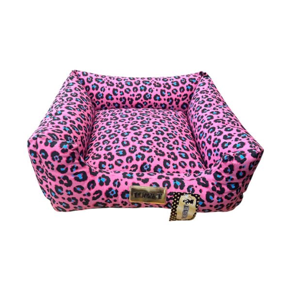 Caminha Pet para Cachorro mod Quadrada Impermeável Luppet M Rosa e Preto