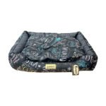 Caminha Pet para Cachorro mod Retangular Impermeável Luppet GG na cor Preta com Escritas