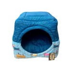 Caminha Toca Pet para Cachorro mod Quadrada Impermeável Luppet G na cor Azul Mesclado Cachorrinhos - Imagem 2