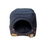 Caminha Toca Pet para Cachorro Gato mod Quadrada Luppet G na cor Preta Bichinhos