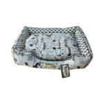 Caminha Pet para Cachorro mod Retangular Impermeável Luppet M na cor Bege Cachorrinhos