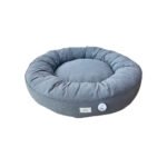 Caminha Puff para Pet Cachorro Gato Mod Fofão 0042 XG na cor Cinza Mesclado